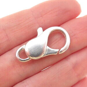 925 Sterling Silver Vintage Bracelet / Necklace Lobster Lock Clasp